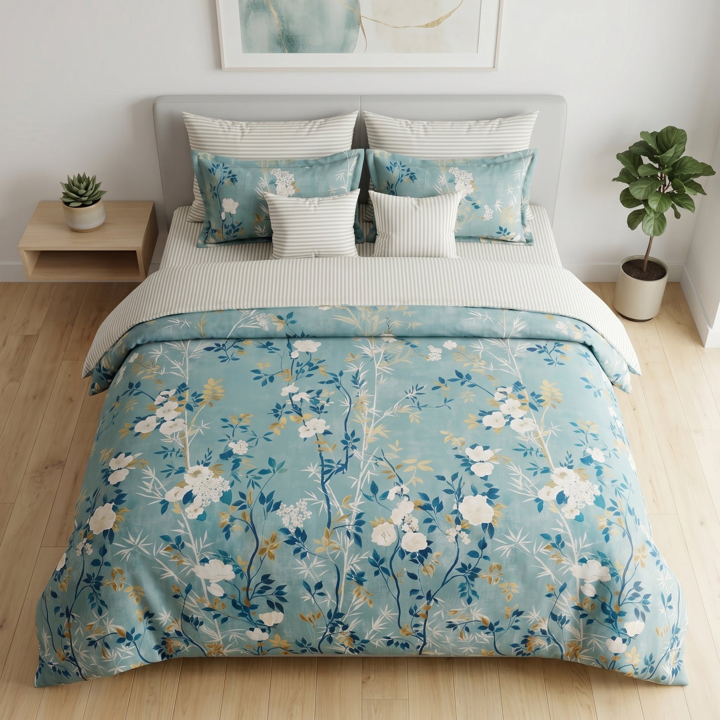 IV927 Cotton Duvet Cover Set - Without Filling