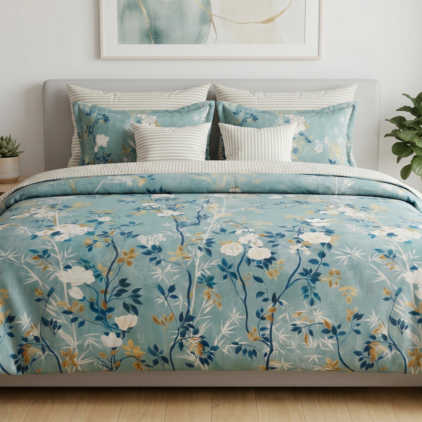 IV927 Cotton Duvet Cover Set - Without Filling
