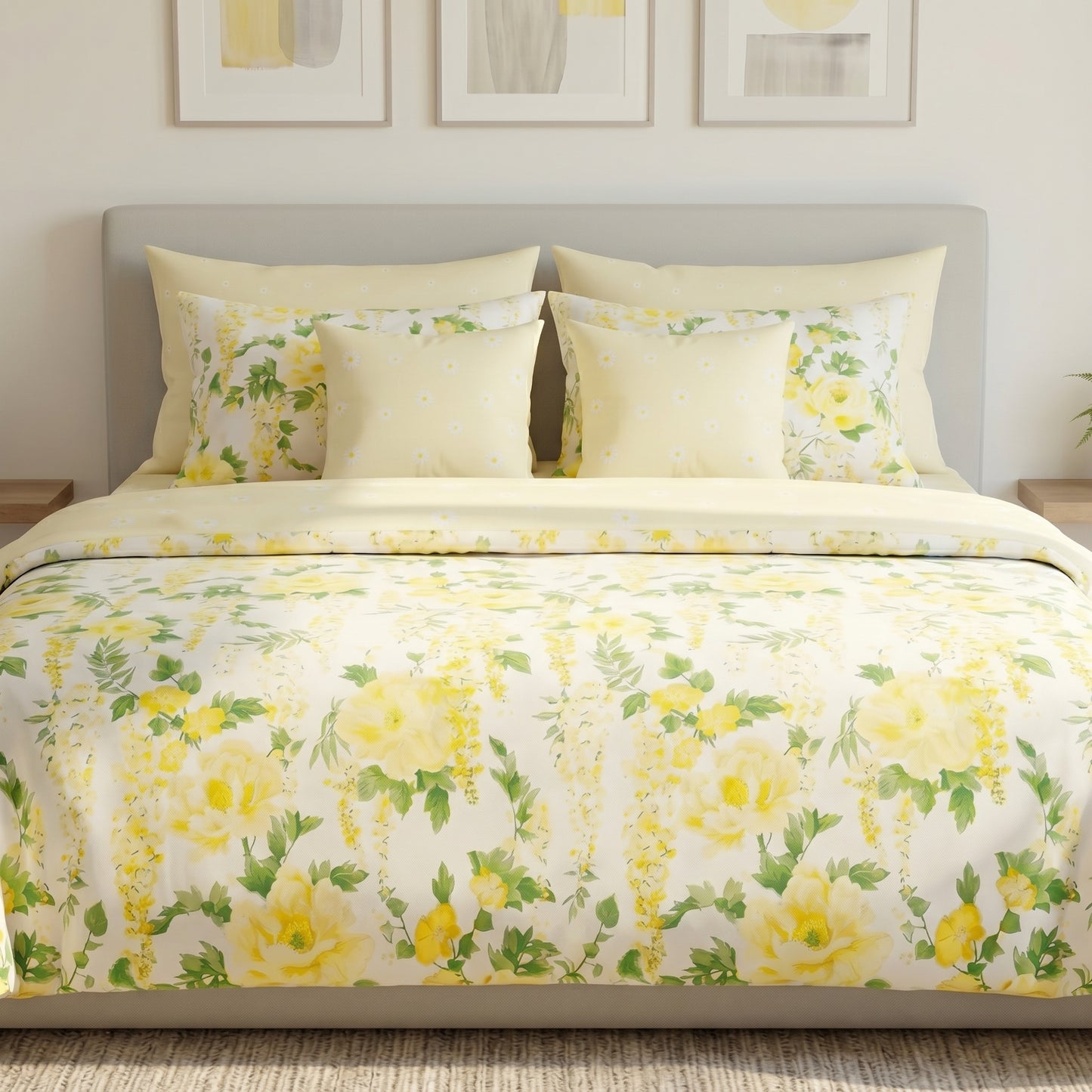 IV926 Cotton Comforter Set - Light Filling