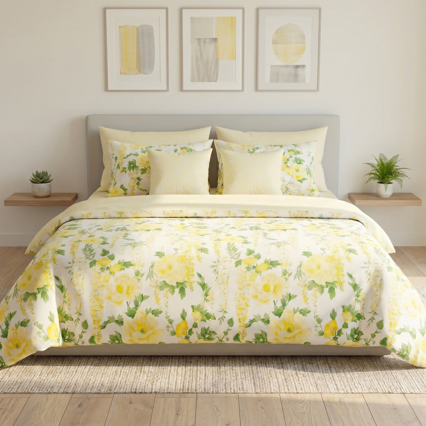 IV926 Cotton Comforter Set - Light Filling