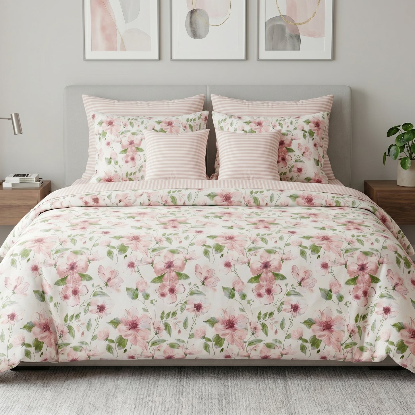 IV928 Cotton Duvet Cover Set - Without Filling
