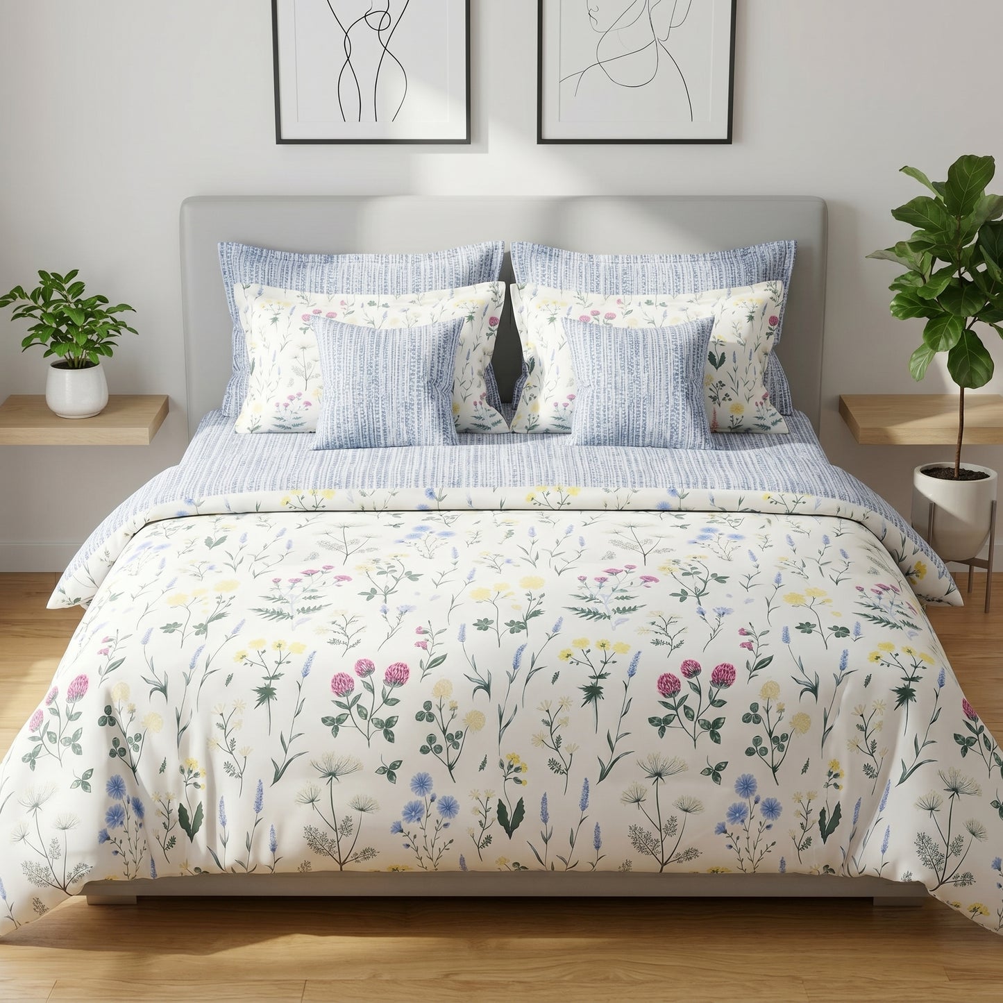 IV900 Cotton Comforter Set - Light Filling
