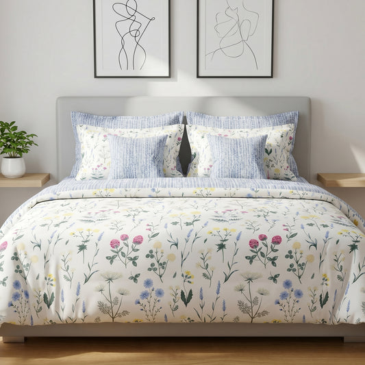 IV900 Cotton Comforter Set - Light Filling