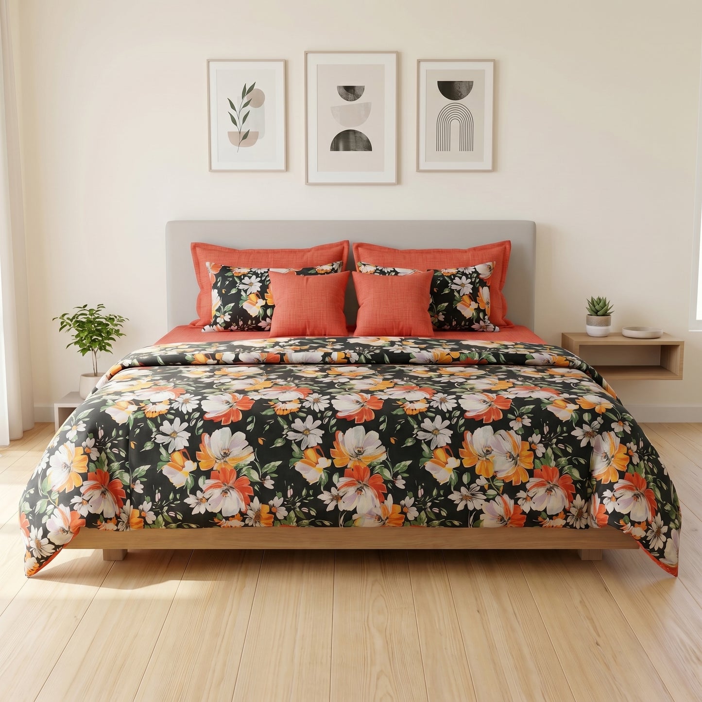 IV930 Cotton Comforter Set - Light Filling