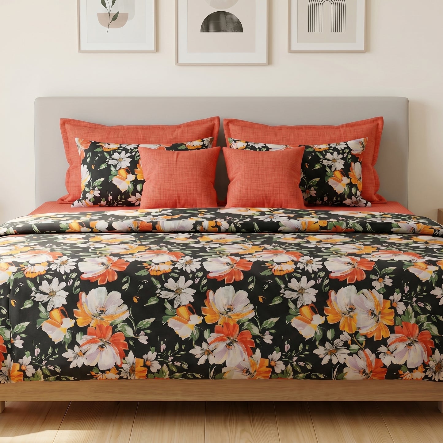 IV930 Cotton Comforter Set - Light Filling