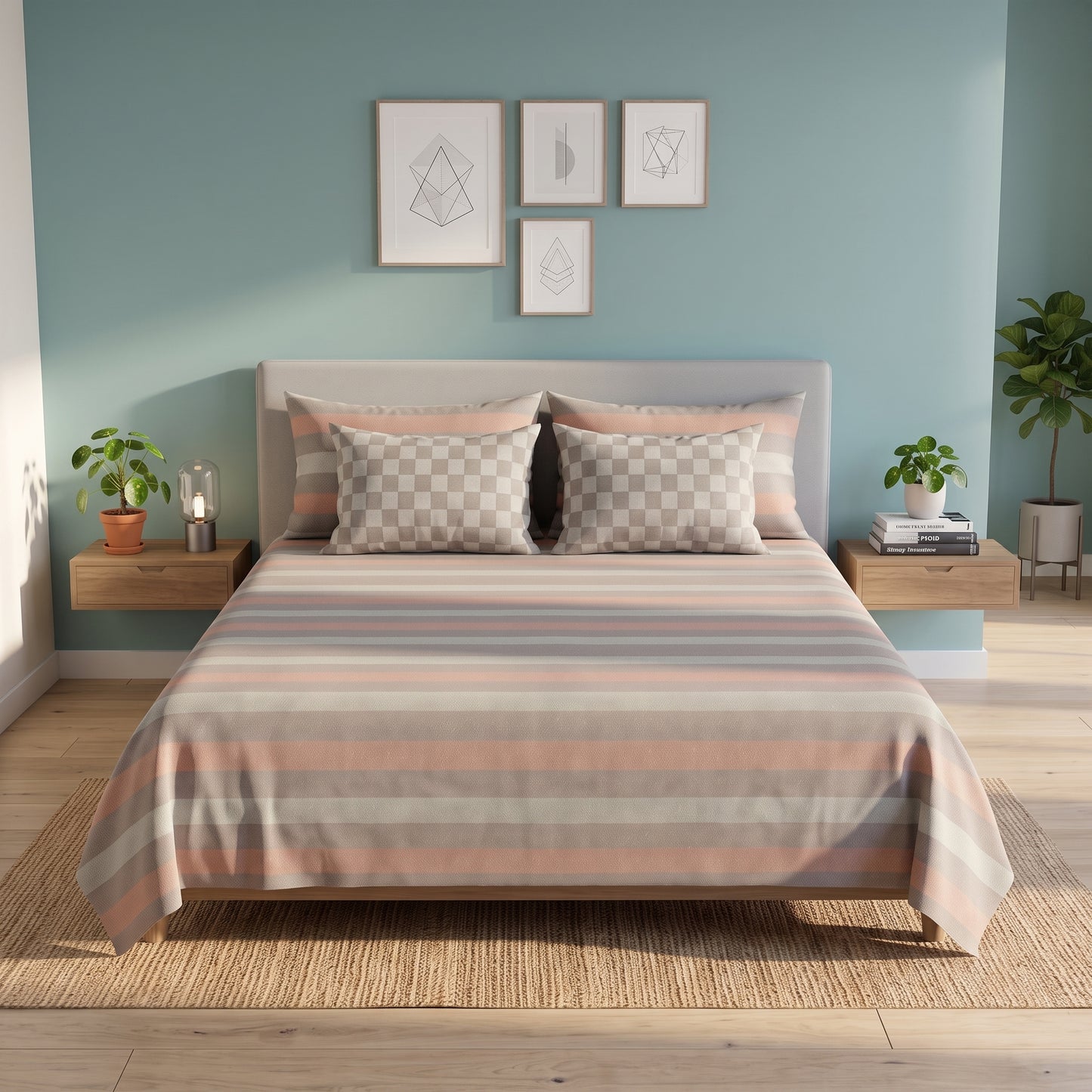 IVB007 Cotton Bed Sheet Set