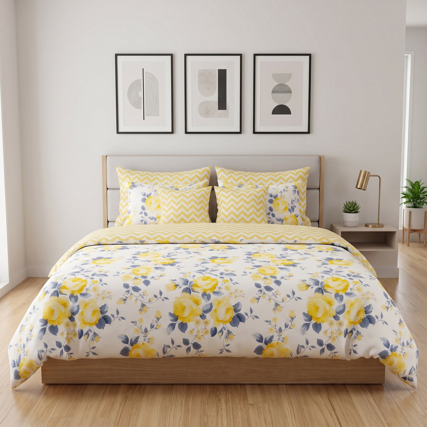 IV944 Cotton Duvet Cover Set - Without Filling