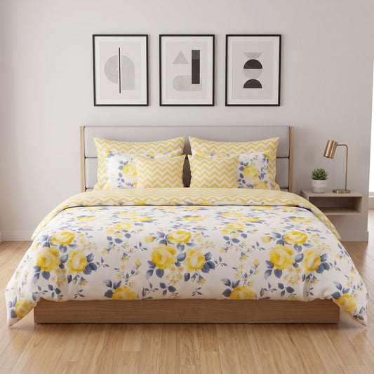 IV944 Cotton Comforter Set - Light Filling