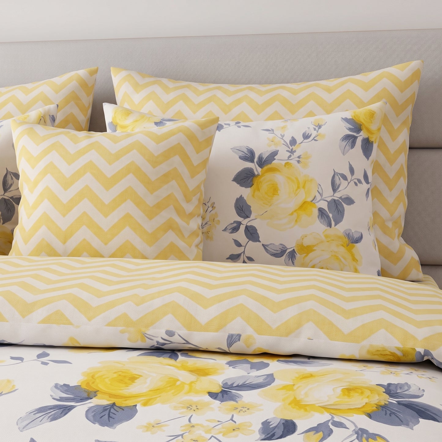 IV944 Cotton Comforter Set - Light Filling