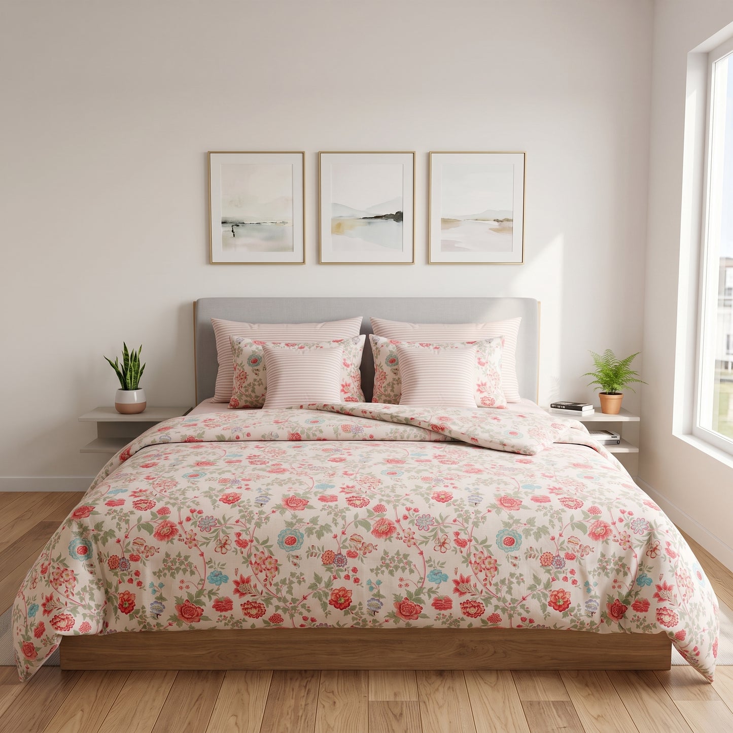 IV941 Cotton Duvet Cover Set - Without Filling