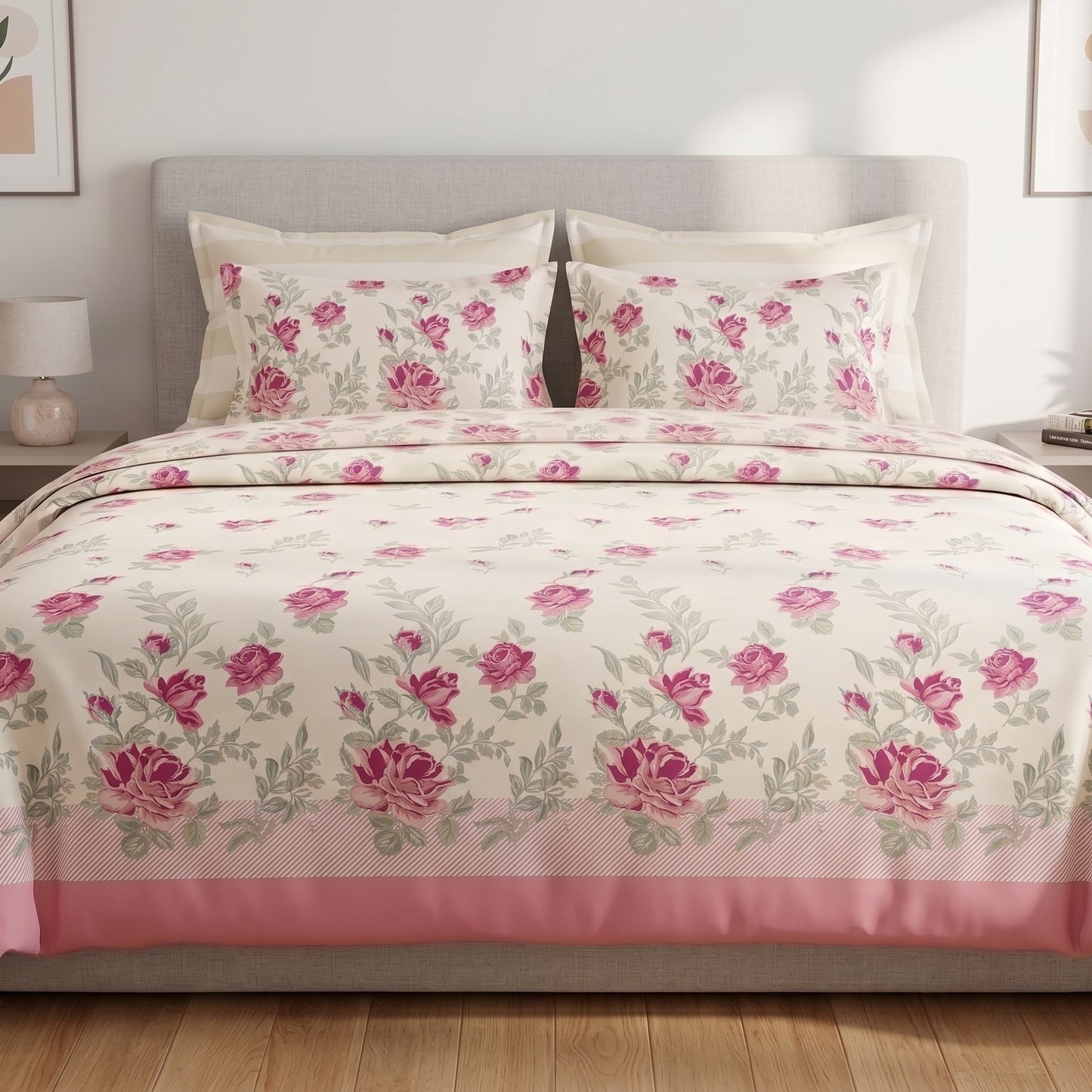 IV945 Cotton Comforter Set - Light Filling
