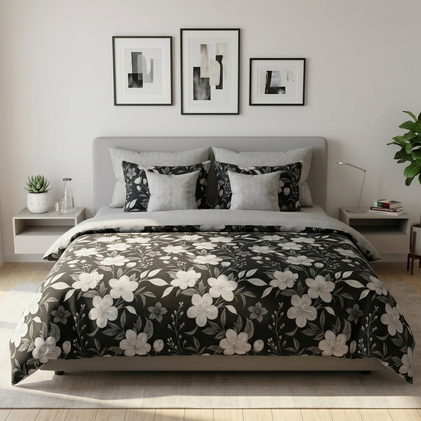 IV901 Cotton Comforter Set - Light Filling