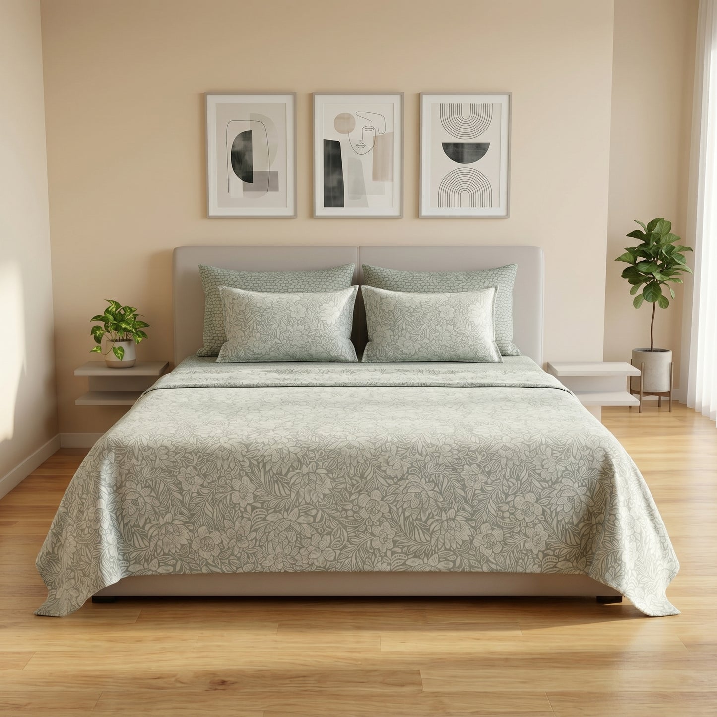 IVS895 Cotton Bed Sheet Set