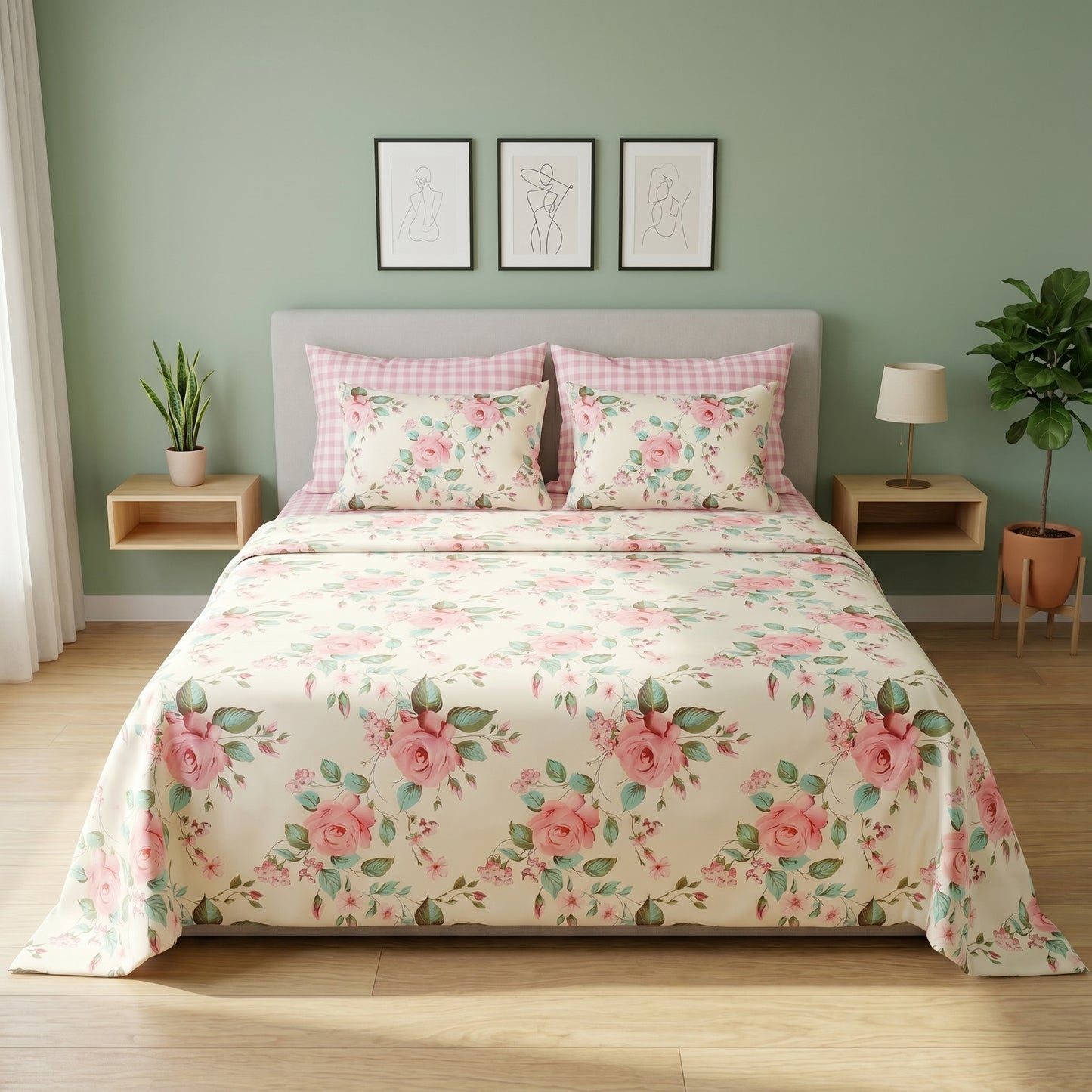 IVS892 Cotton Bed Sheet Set