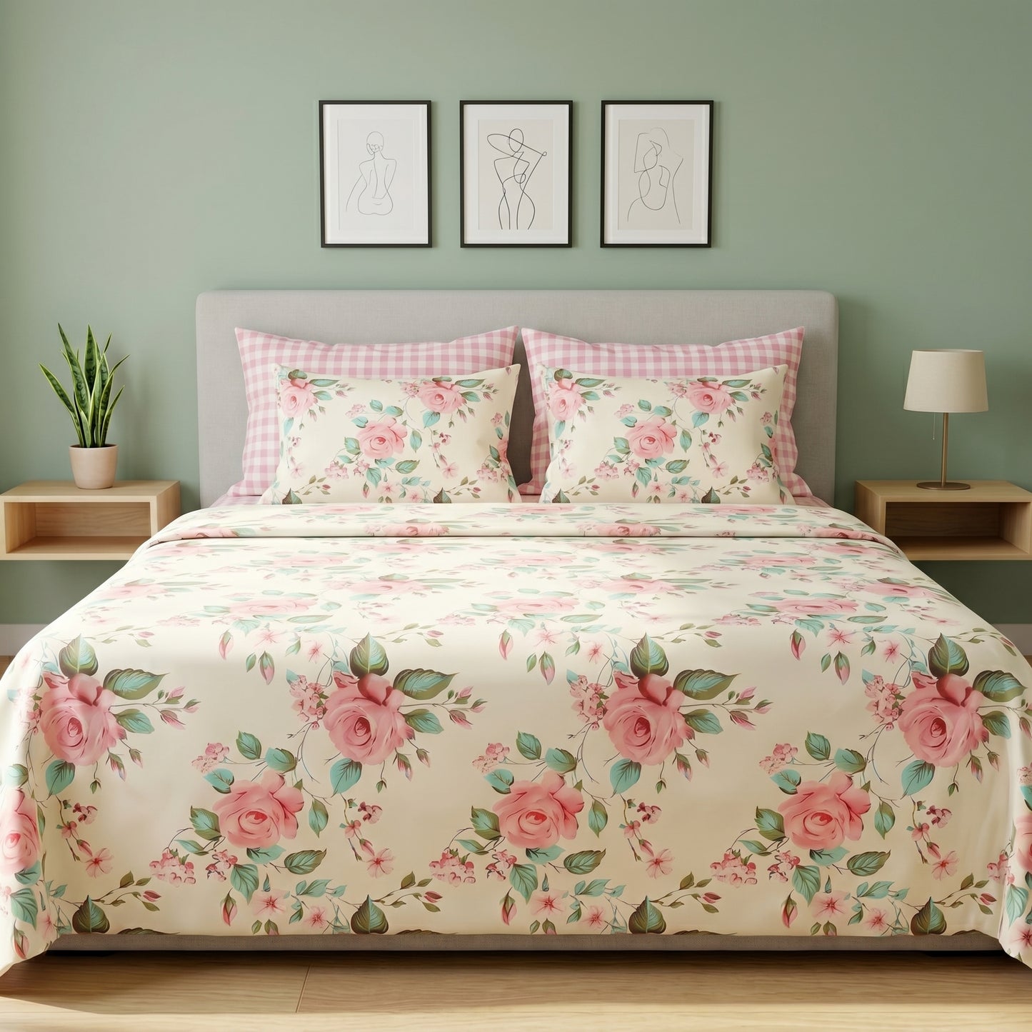 IVS892 Cotton Bed Sheet Set