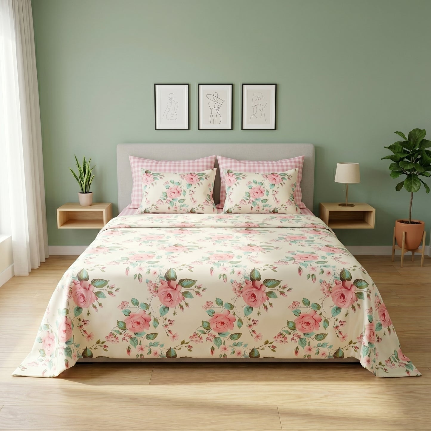 IVS892 Cotton Bed Sheet Set