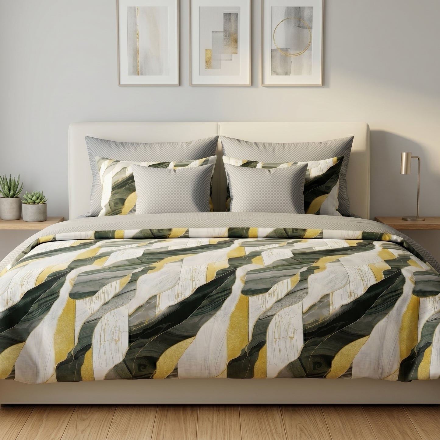 IV905 Cotton Comforter Set - Light Filling