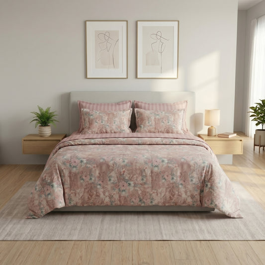 IV920 Luxury Cotton Satin Duvet Cover Set - Without Filling