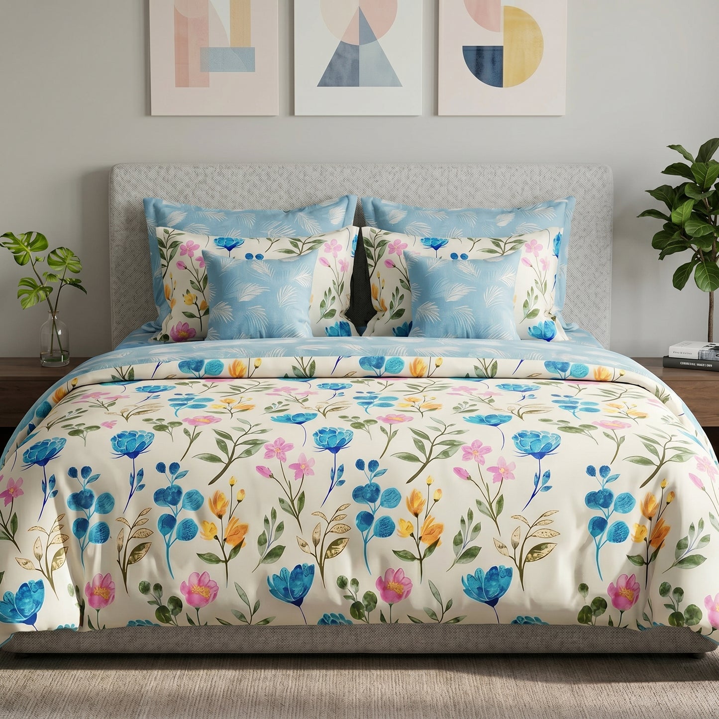 IV915 Cotton Duvet Cover Set - Without Filling