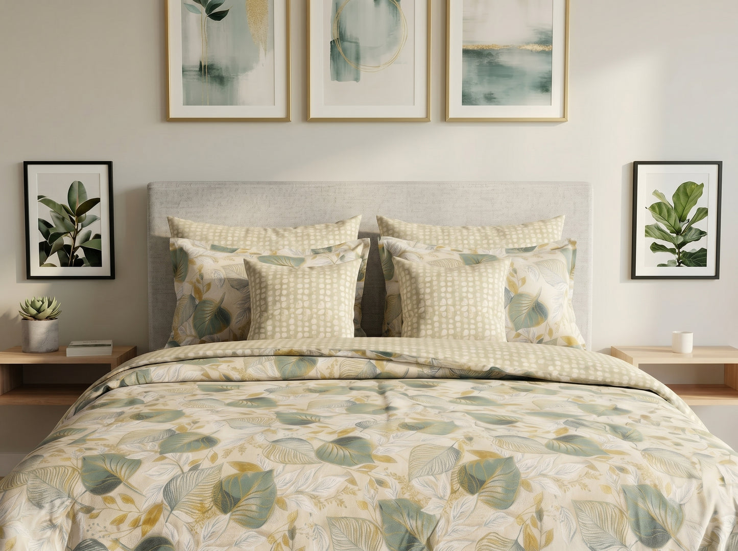 IV881 Cotton Duvet Cover Set - Without Filling