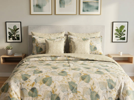 IV881 Cotton Comforter Set - Light Filling
