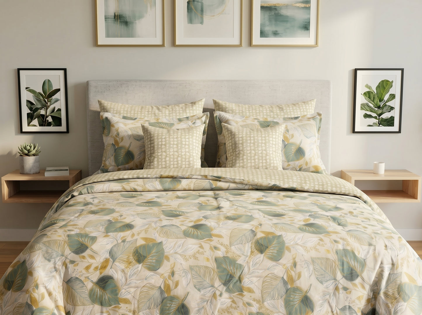 IV881 Cotton Duvet Cover Set - Without Filling