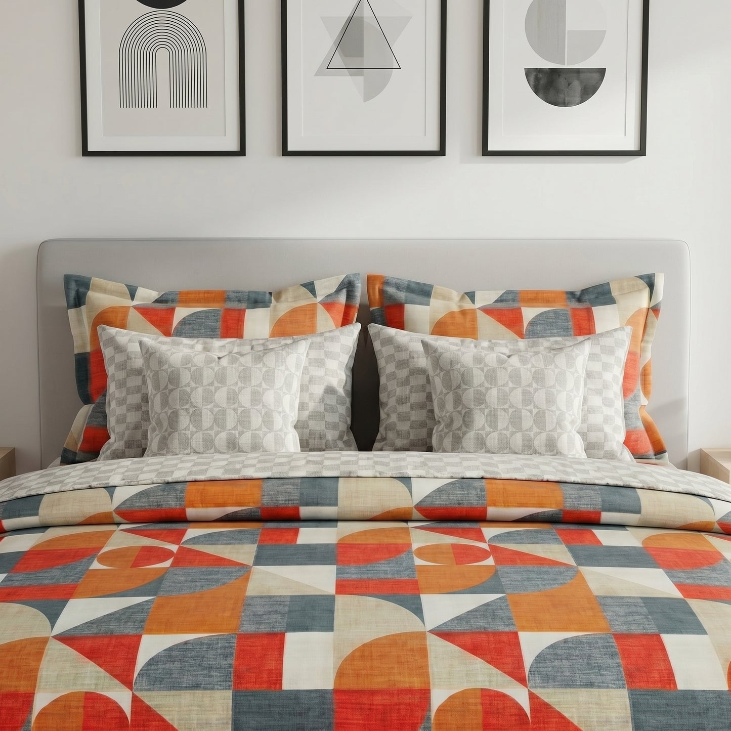 IV872 Cotton Duvet Cover Set - Without Filling