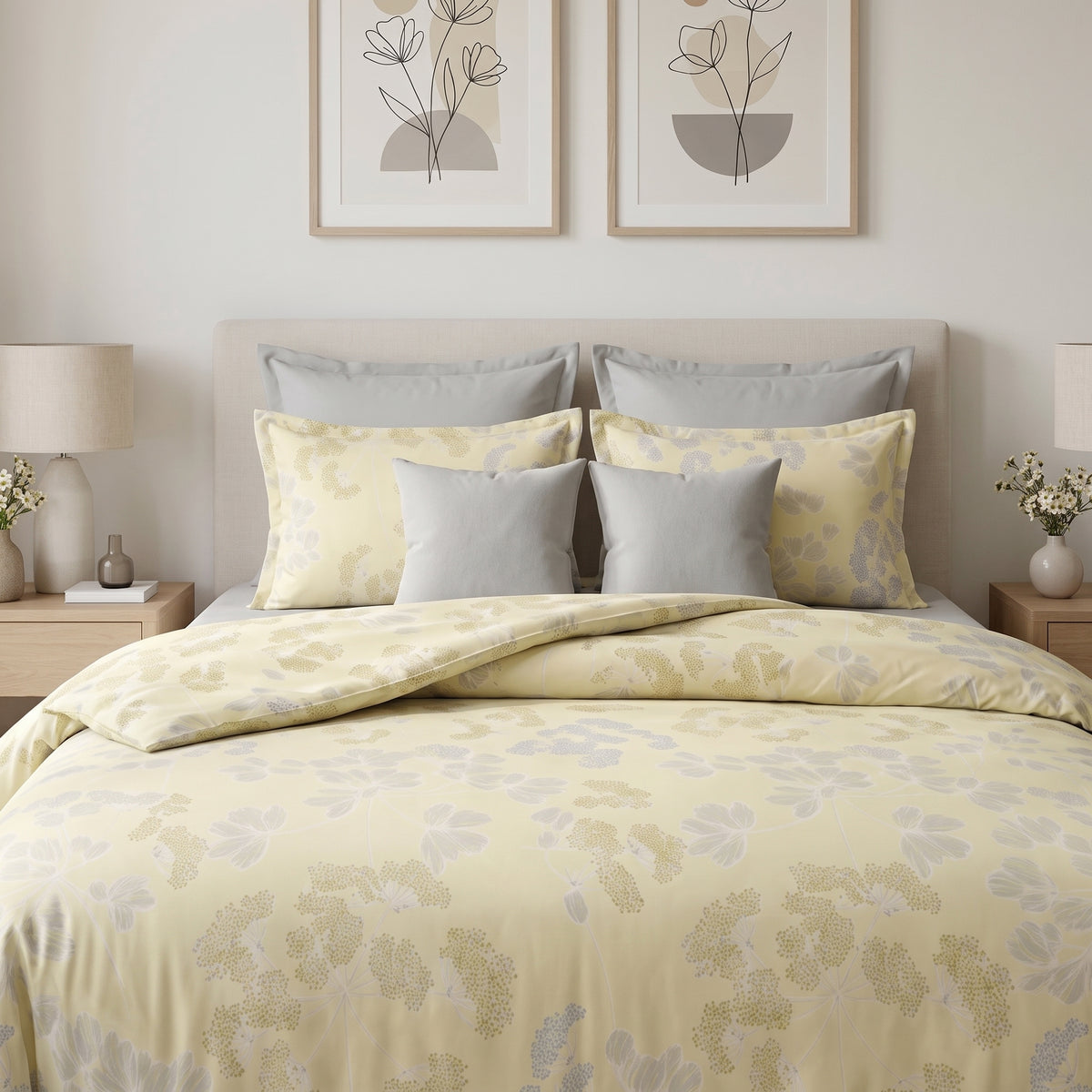 Buttercup Meadow Floral Duvet Cover Set