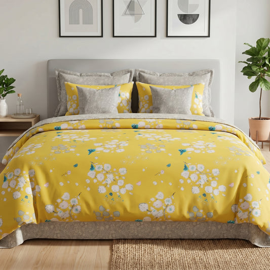 IV877 Cotton Comforter Set - Light Filling