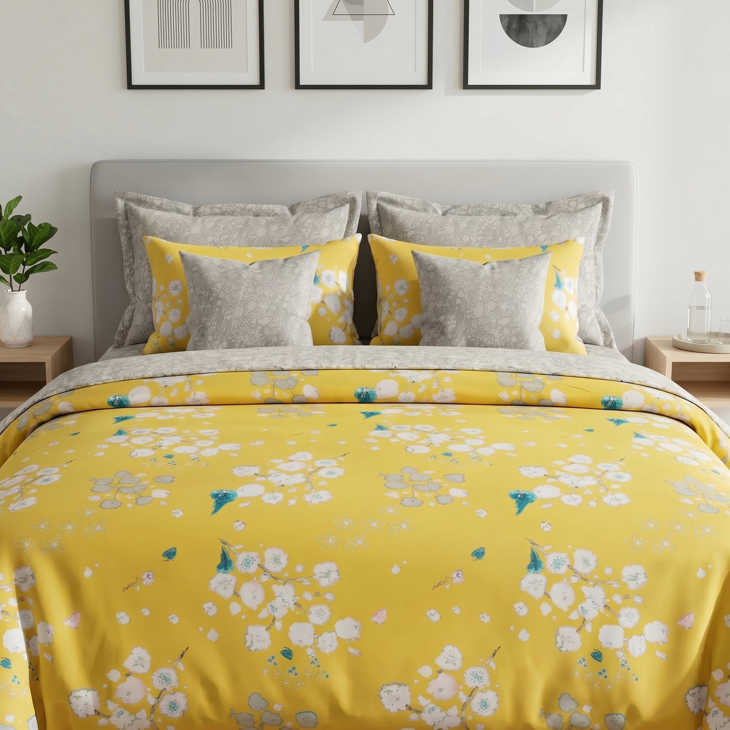 IV877 Cotton Duvet Cover Set - Without Filling