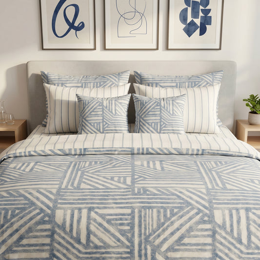 IV876 Cotton Duvet Cover Set - Without Filling