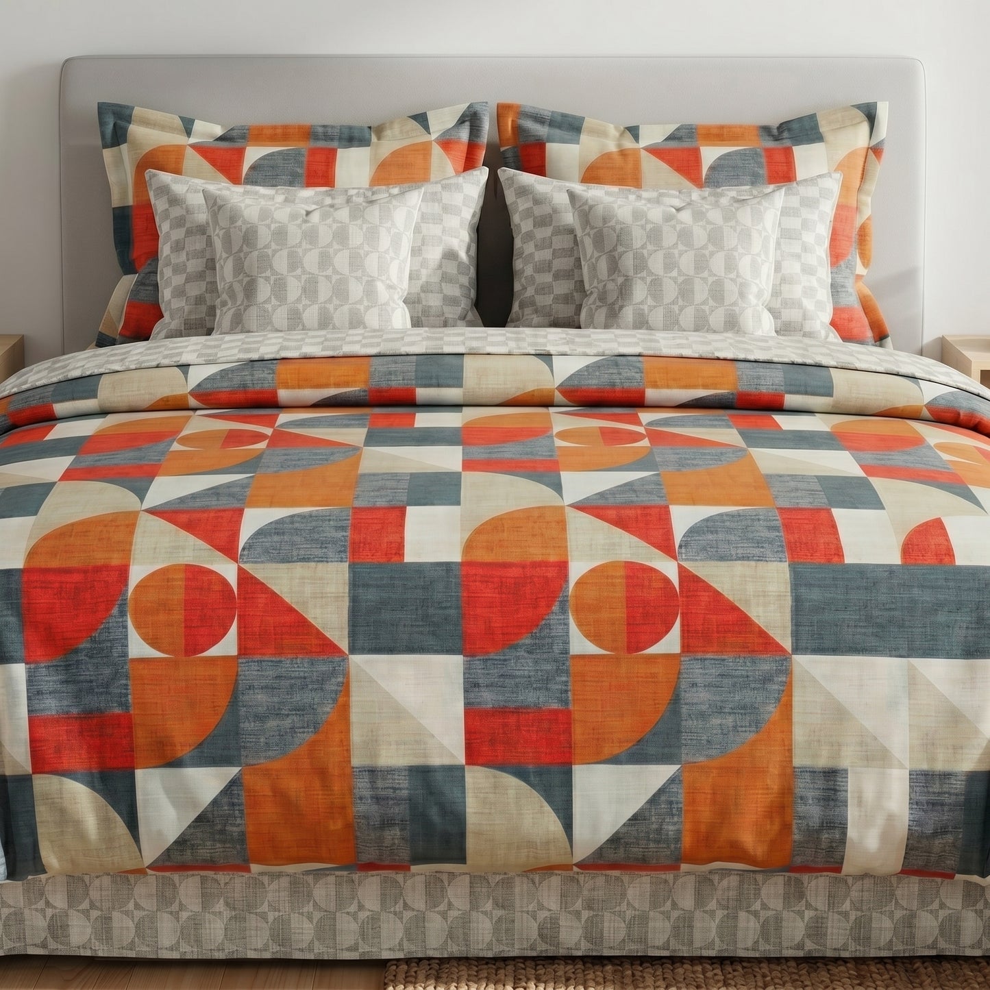 IV872 Cotton Duvet Cover Set - Without Filling