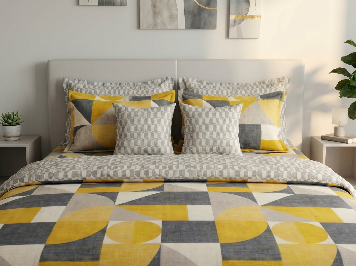 IV880 Cotton Duvet Cover Set - Without Filling