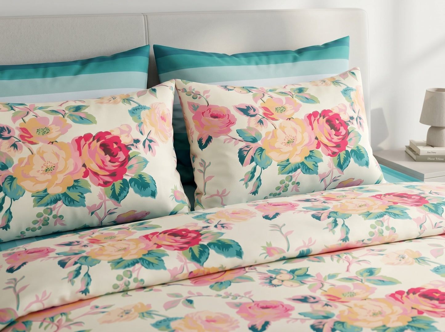 IV884 Cotton Comforter Set - Light Filling