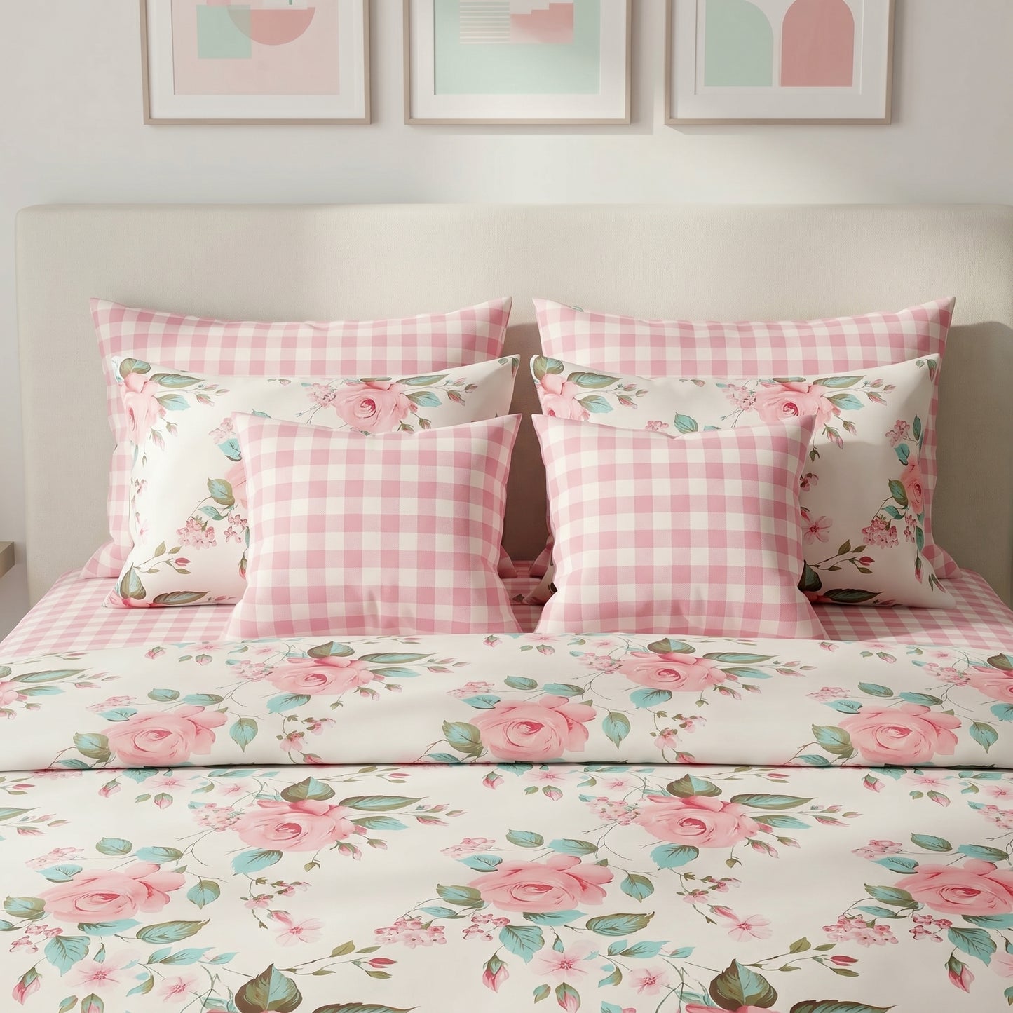 IV892 Cotton Comforter Set - Light Filling
