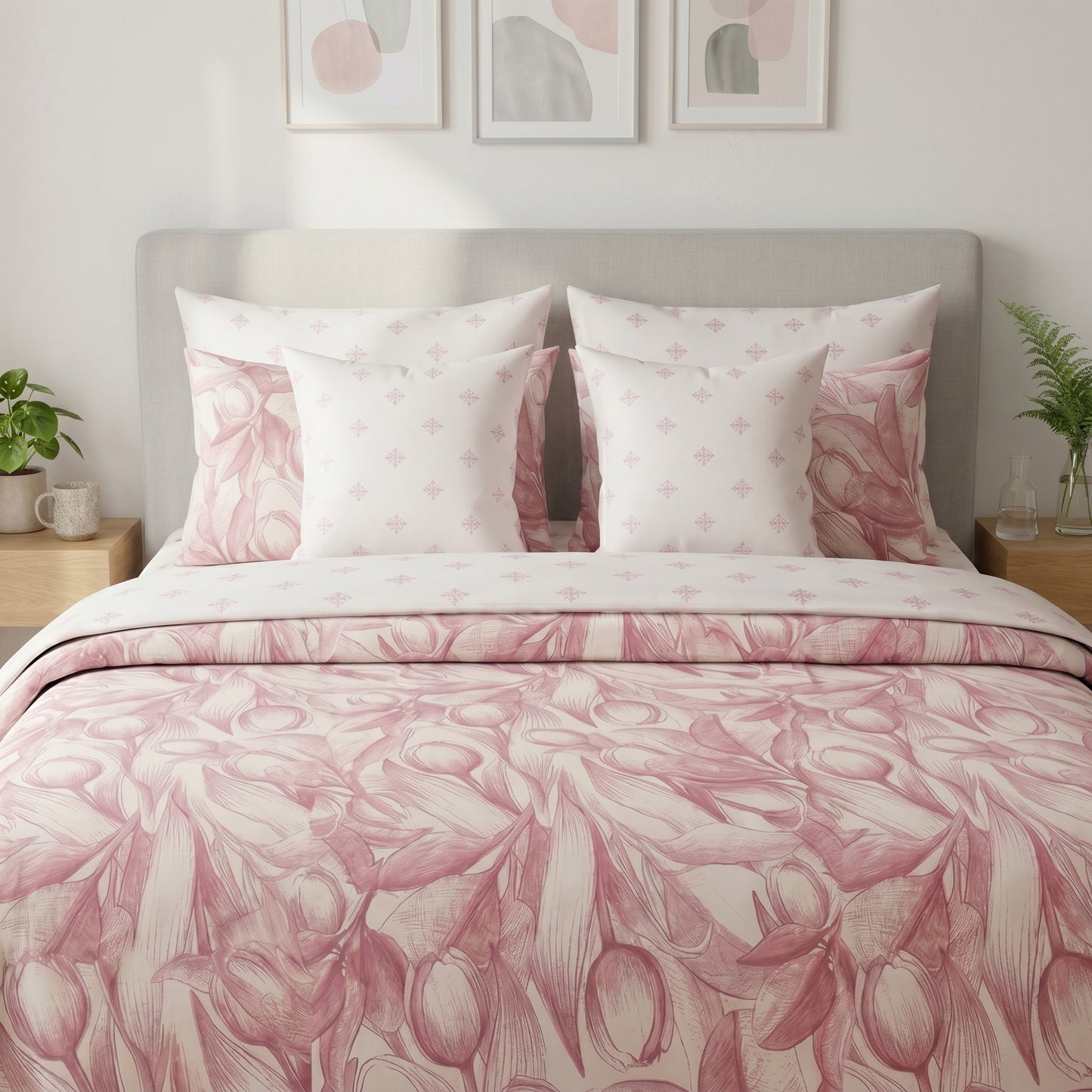 IV899 Cotton Comforter Set - Light Filling