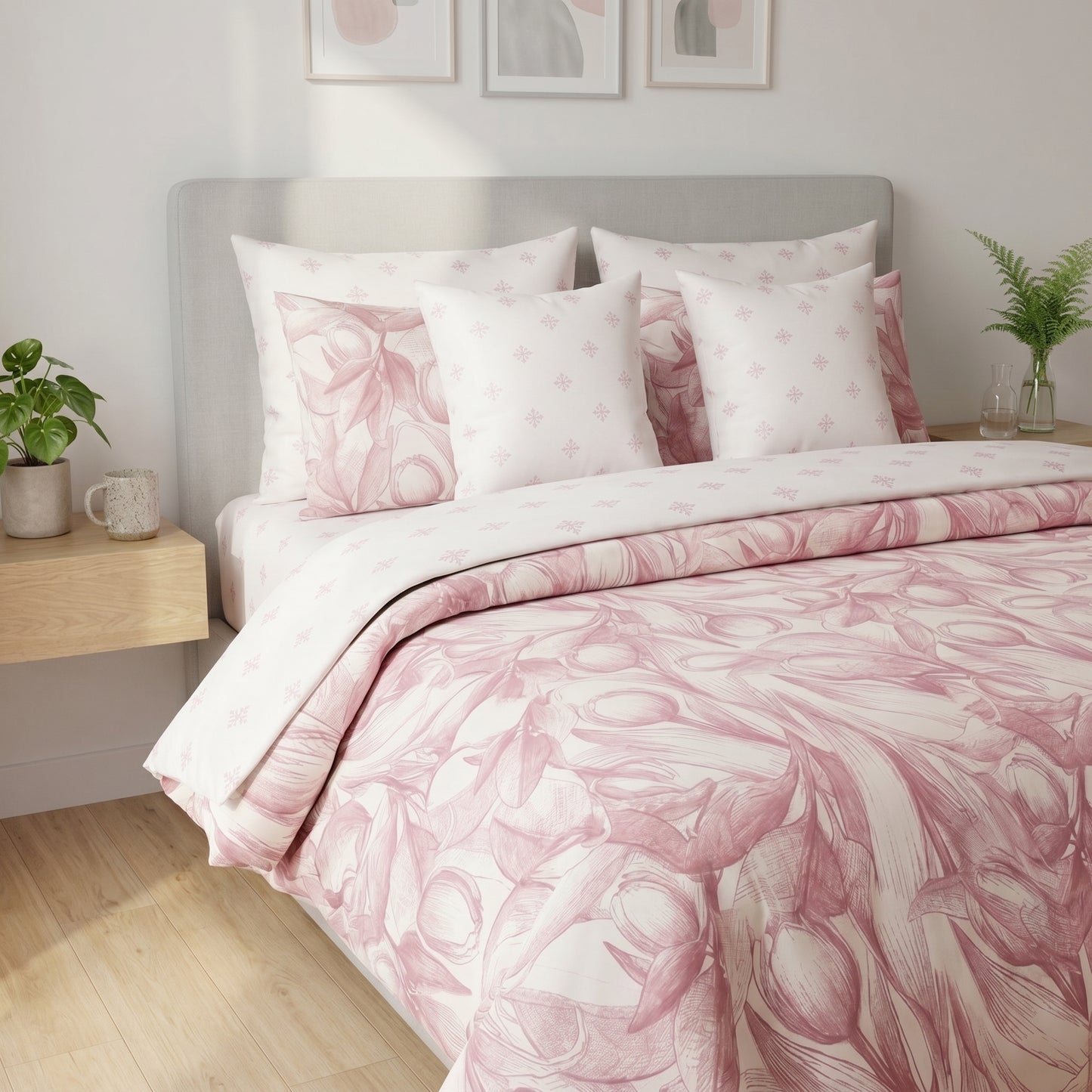IV899 Cotton Comforter Set - Light Filling