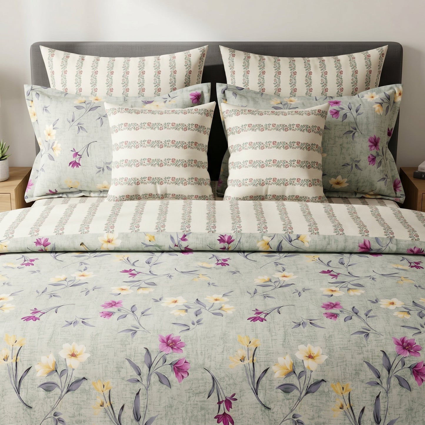 IV903 Cotton Duvet Cover Set - Without Filling