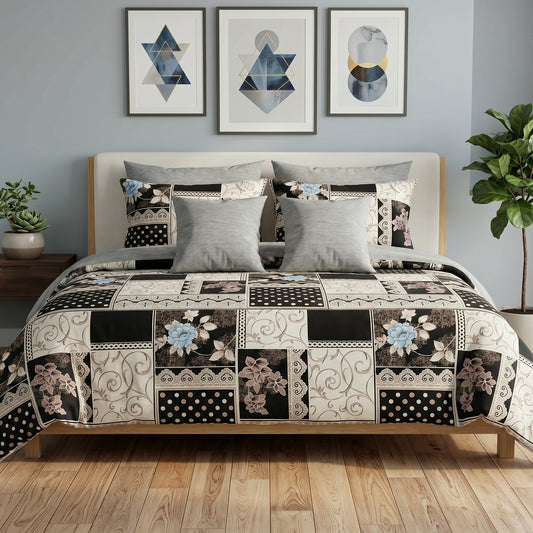 IV874 Cotton Comforter Set - Light Filling