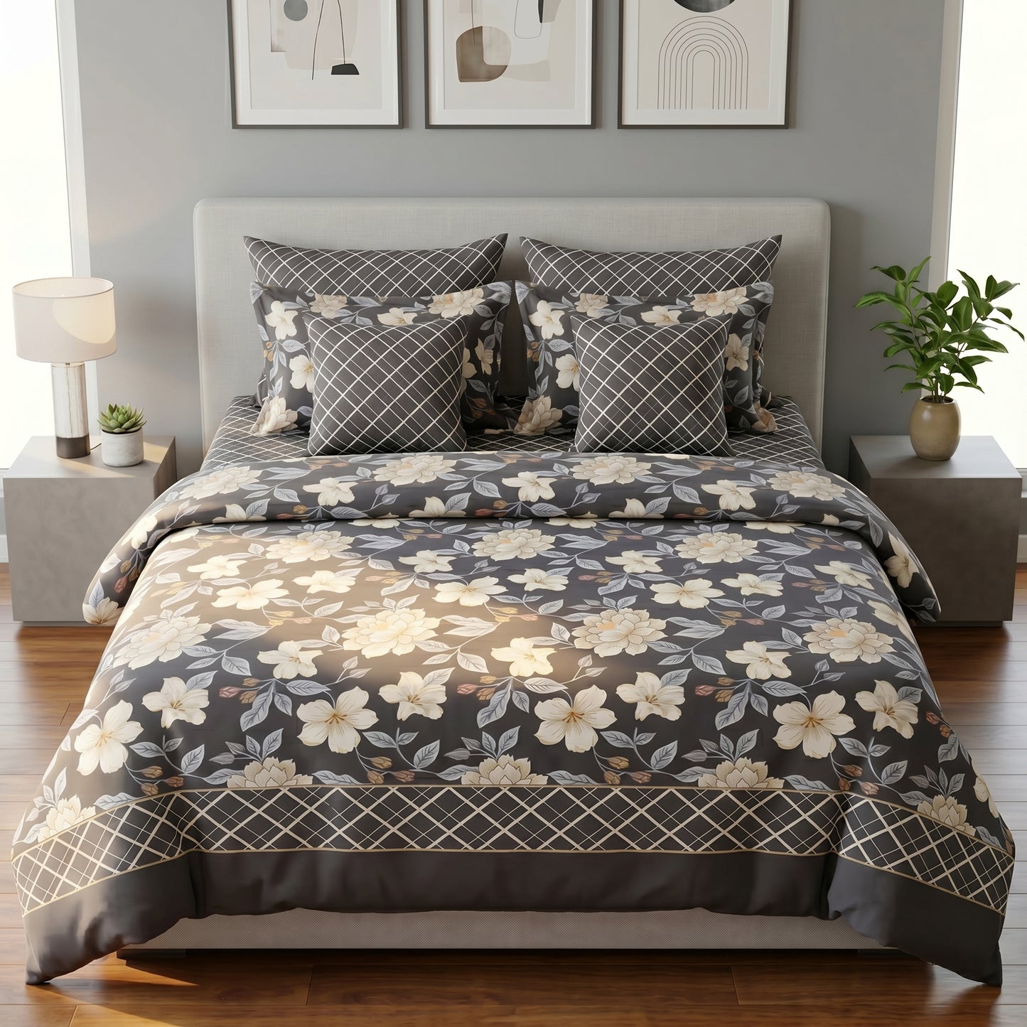 IV891 Cotton Comforter Set - Light Filling