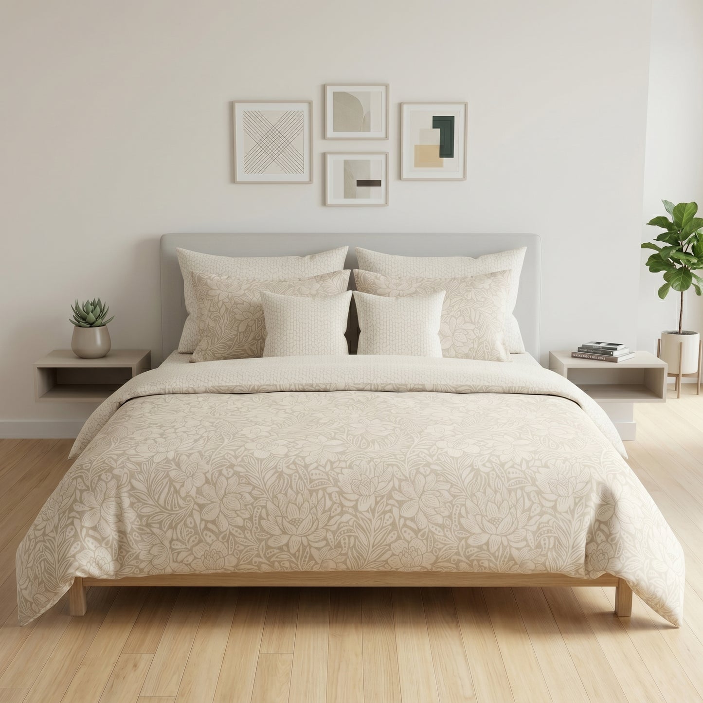 IV898 Cotton Comforter Set - Light Filling