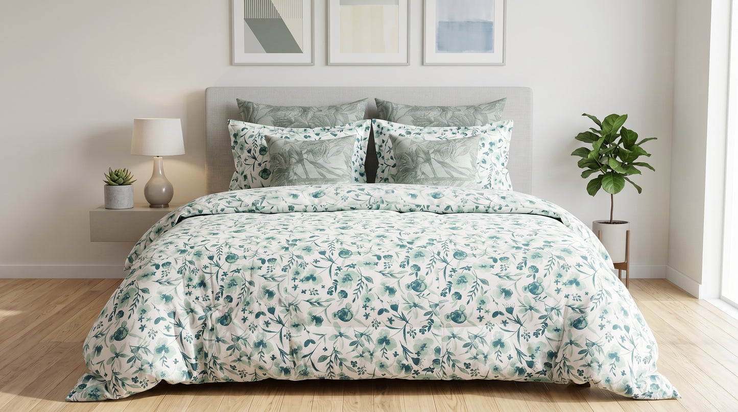 Watercolor Willow Duvet Cover Set