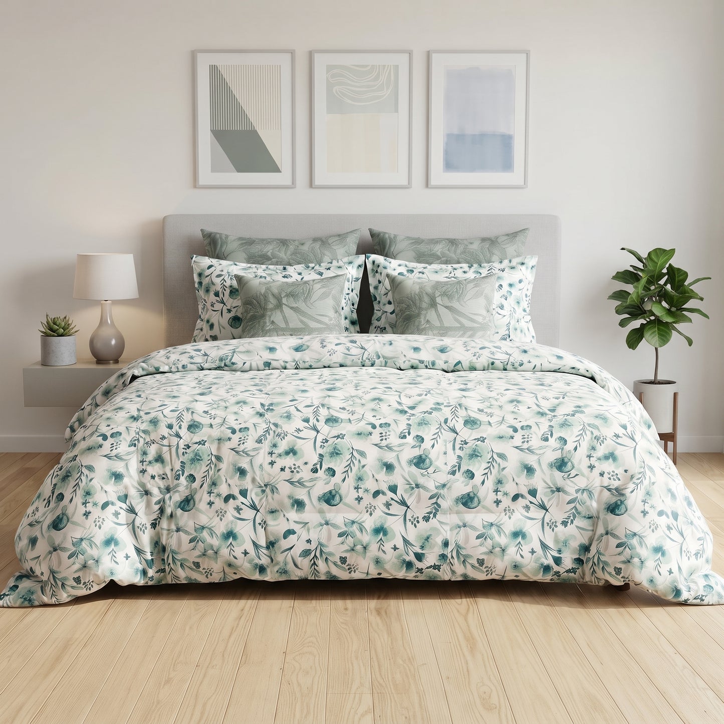 Watercolor Willow Duvet Cover Set