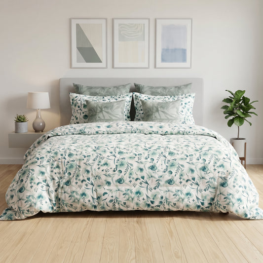 Watercolor Willow Duvet Cover Set