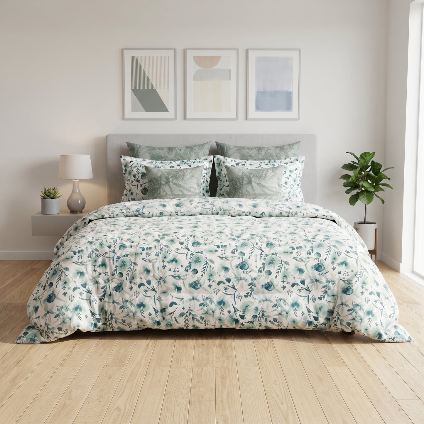Watercolor Willow Duvet Cover Set