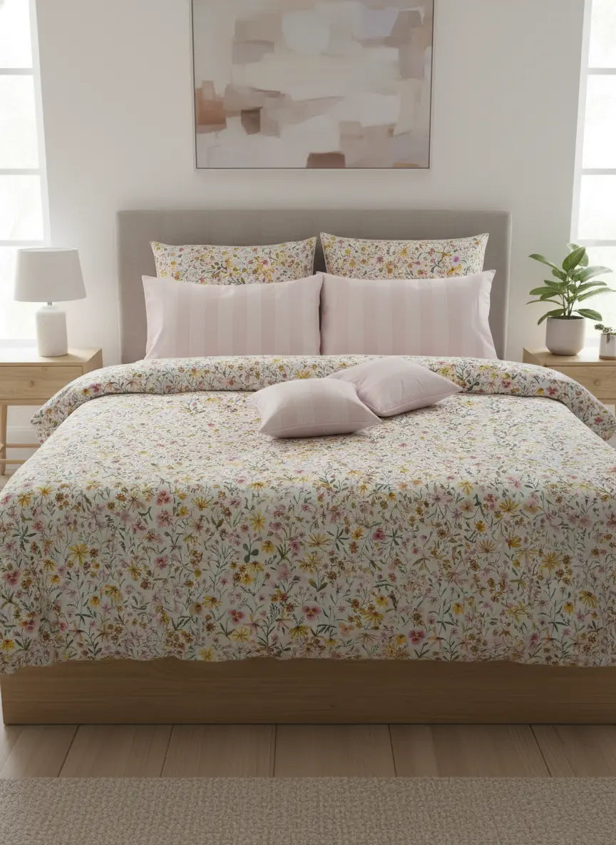 IV733 Cotton Duvet Cover Set - Without Filling