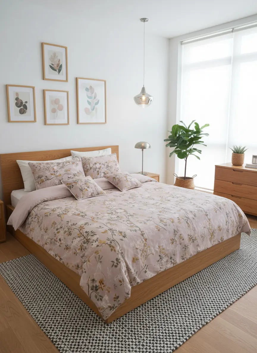 IV729 Cotton Duvet Cover Set - Without Filling