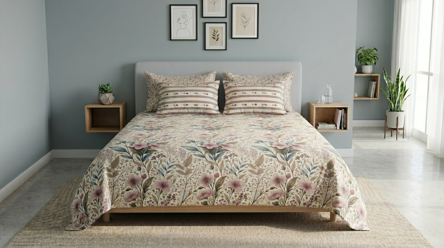 IVB003 Cotton Bed Sheet Set