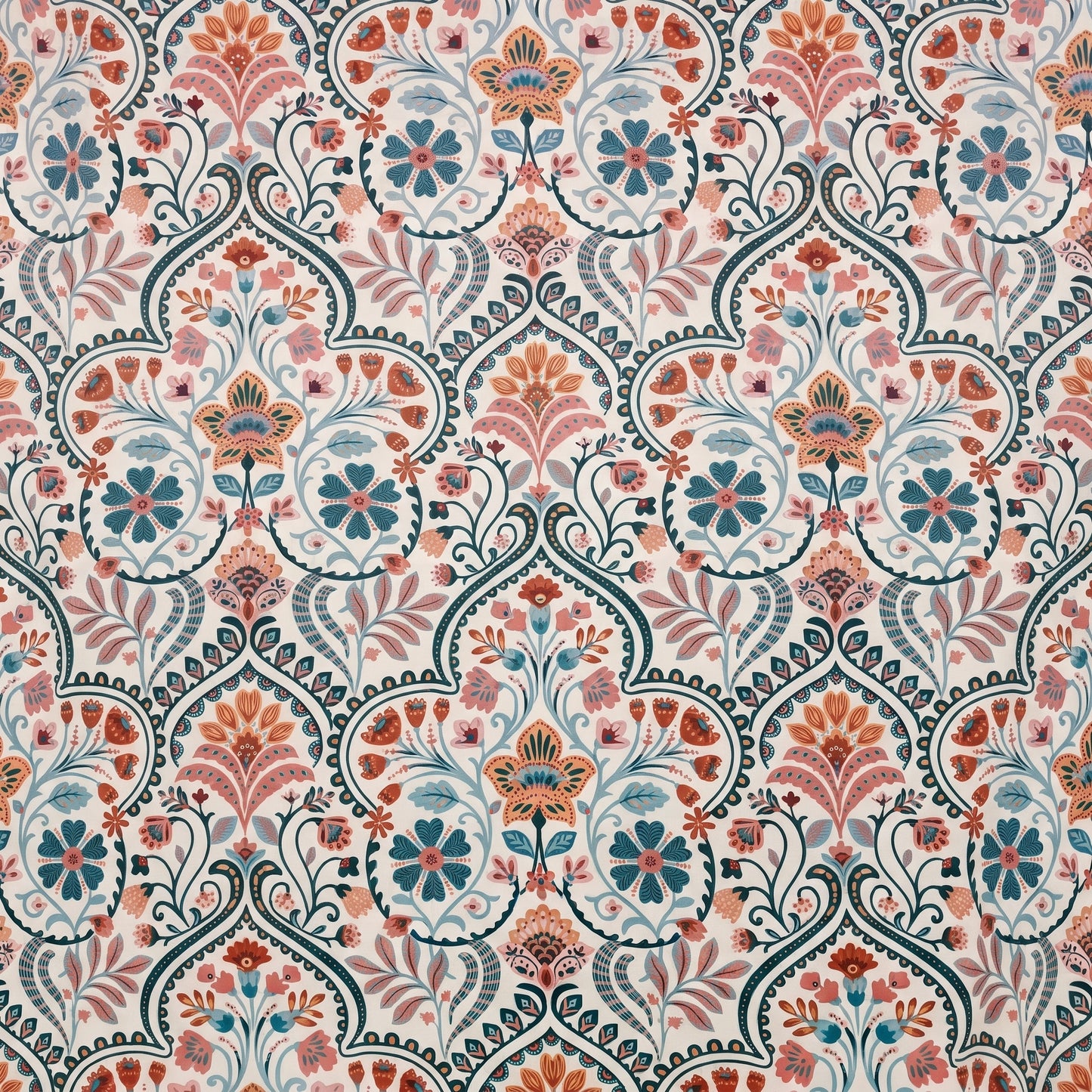 Boho Medallion Floral Duvet Cover Set