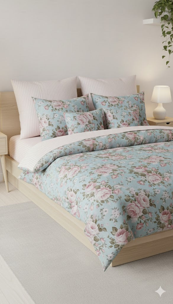IV740 Cotton Duvet Cover Set - Without Filling
